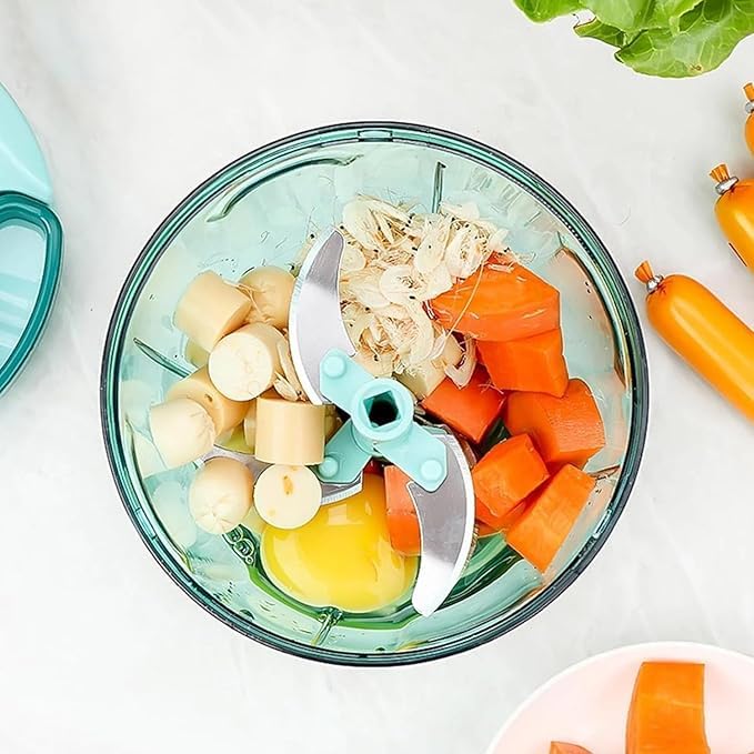 Combo of Handy Vegetable Chopper and 1L Oil Dispenser with Lid